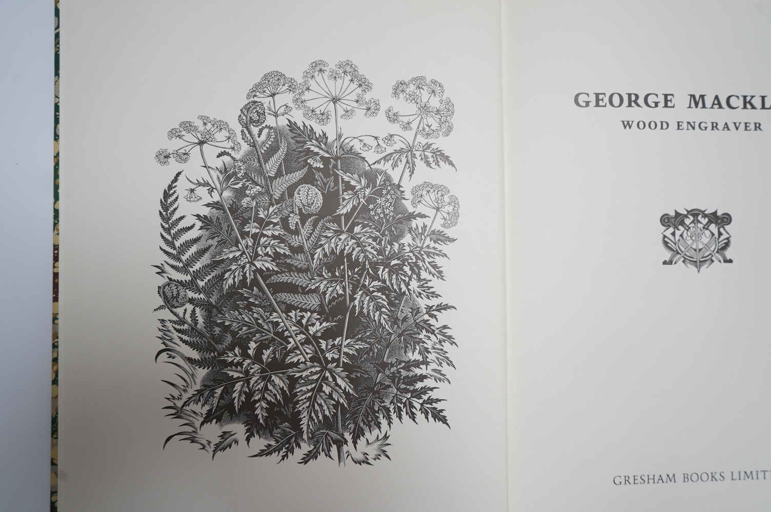 [Green, Lewis H. editor - The George Mackley Collection] 3 vols. Limited Edition of 250 numbered sets, signed by the engraver. uniform bindings of gilt ruled, lettered and blind decorated calf backed marbled boards, cont